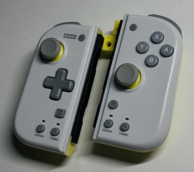 HORI Split Pad Compact: Light Gray and Yellow Nintendo Switch - Tested D289