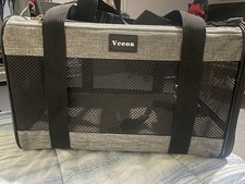 Vceoa 17.5x11x11 Inches Cat, Dog Carrier for Pets Up to 16 Lbs, Soft-Sided Bag