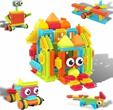PicassoTiles 120pc Hedgehog Interlocking Building Blocks Tiles Construction Toy