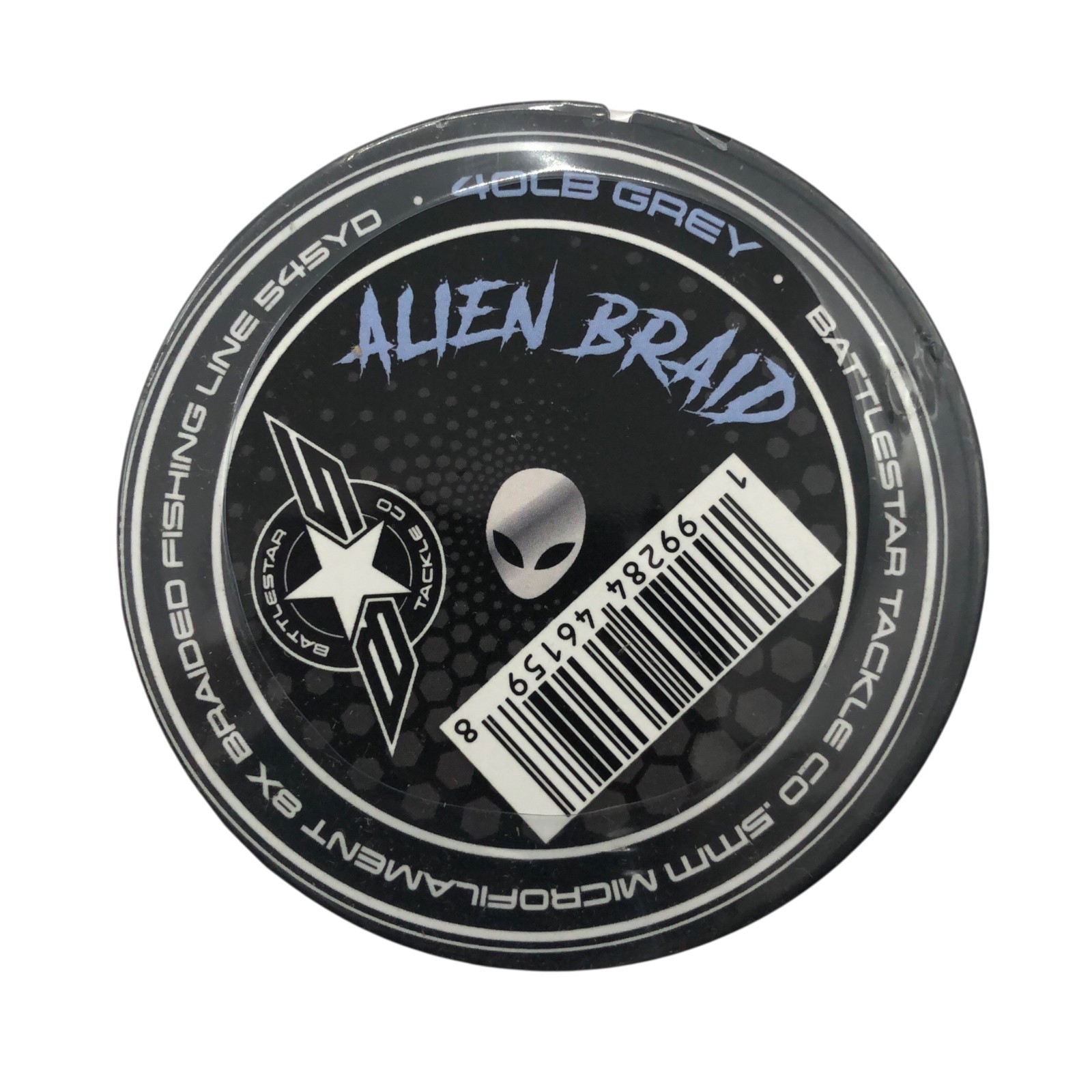 Battlestar Tackle Alien Braid 8X Fishing Line 28LB/40LB GREY