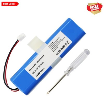 Rechargeable 5600mAh Battery for Philips & Zoozee Robot Vacuums - Easy Install