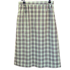 Vintage David Brooks Ltd Plaid Skirt Preppy Academia Country Club Old Money