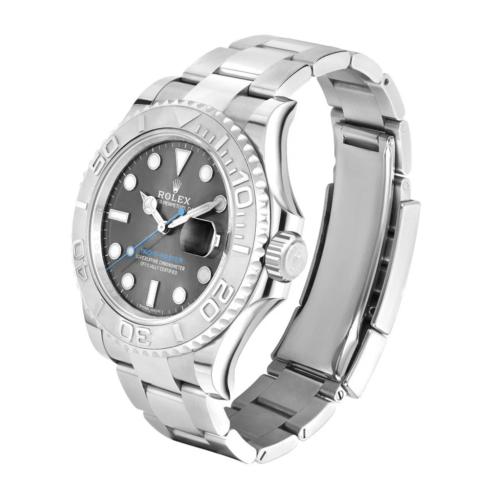 Rolex Yacht-Master Watch 40MM Rhodium Index Hour Markers Dial Platinum - Image 2 of 4