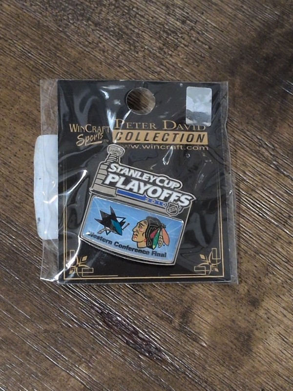 Stanley Cup Playoff Pin 2010, Western Conference Final, Peter David Collection 
