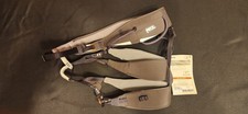 Petzl Aquila Climbing Harness Size L Gray with Petzl Storage Pouch