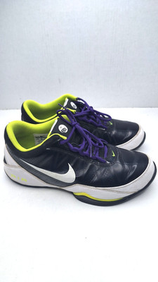 Nike Air Max Bb Real Deal Black Leather Basketball Shoes Size 9.5