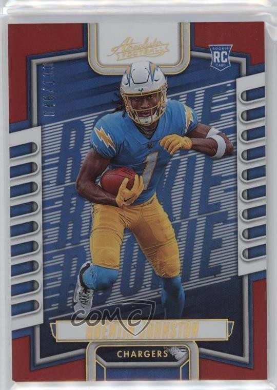 2023 Panini Absolute Rookies Red Spectrum 46/100 Quentin Johnston #110 0qc1