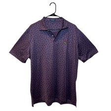 Peter Millar Crown crafted jacquard Polo Shirt Size XL