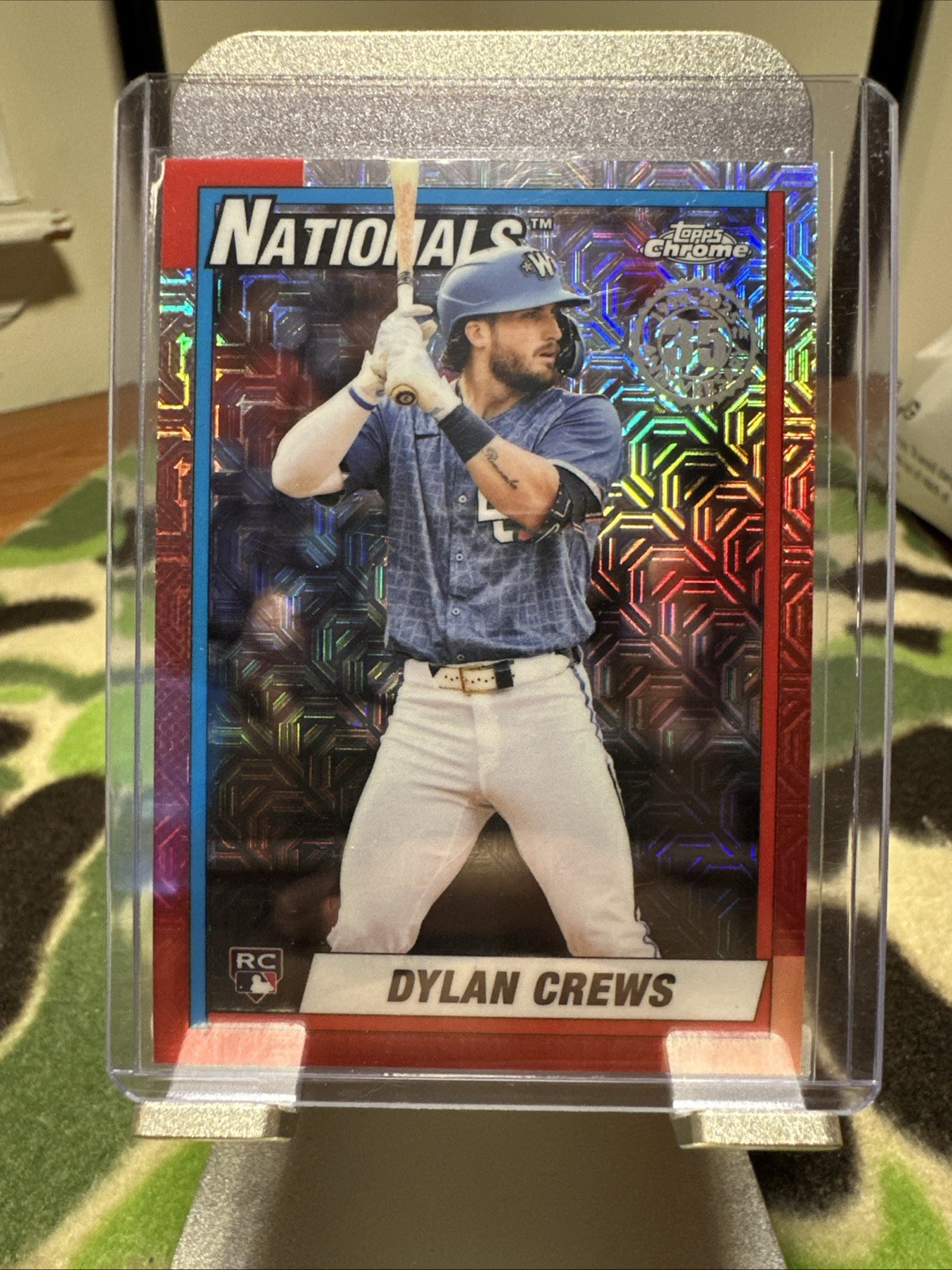 2025 Topps Update Series - 1990 Topps Chrome Silver Pack Dylan Crews #U90C-91 RC