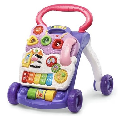 VTech Sit-to-Stand Learning Walker (Frustration Free Packaging), Lavender