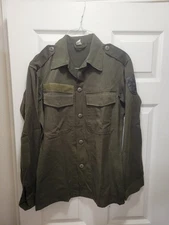 Original Austrian BH army combat shirt military olive green BDU Field 