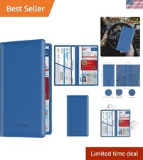 Compact Car Document Organizer - Waterproof with 6 Accessory Compartments