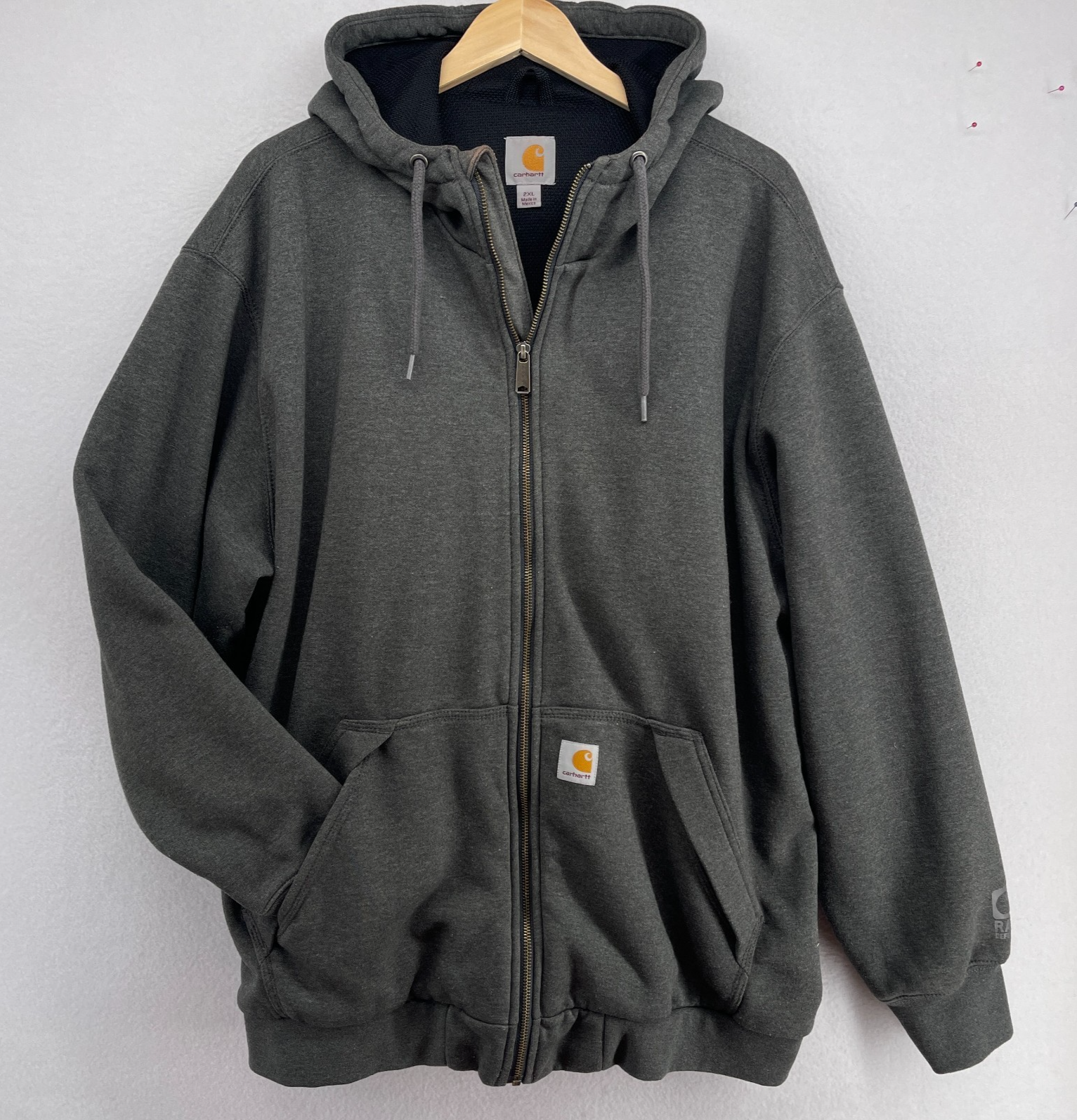 Carhartt Paxton Full Zip Hoodie Gray 2XL