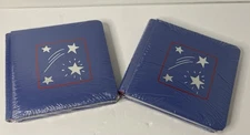 Creative Memories 7x7 Blue Shooting Stars Album with 12 Pizzazz Blue Pages Lot 2