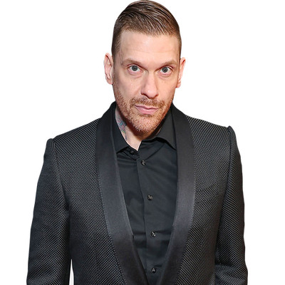 Brent Smith (Black Suit) Half Body Buddy Cutout