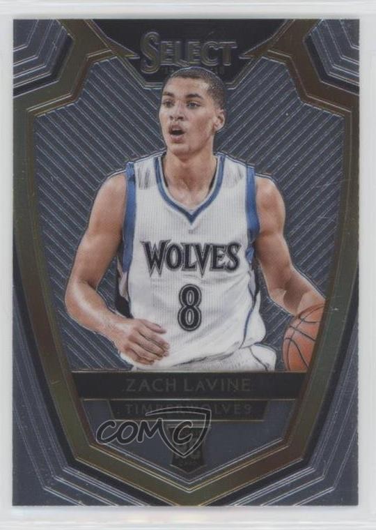 2014-15 Panini Select Premier Level Zach LaVine #156 ry5