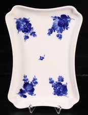 Royal Copenhagen Blaue Blume 8181 Tablett f&uuml;r Milch & Zucker 1 Wahl Korbrand #Y2
