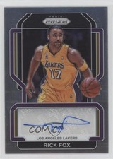 2021-22 Panini Prizm Signatures Rick Fox #SG-RFX Auto 14t3