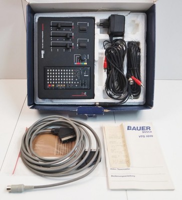 Hochw. Bauer Bosch Video Typemaster VTG 1010 Videomischer Texte Effekten Manual