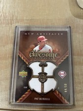 2007 Upper Deck Artifacts - Awesome Artifacts Pat Burrell #AW-PB /50 (MEM)