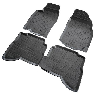 3D Gummi Fussmatten passend für Mitsubishi Pajero Sport | K90 | BJ 1996-2008