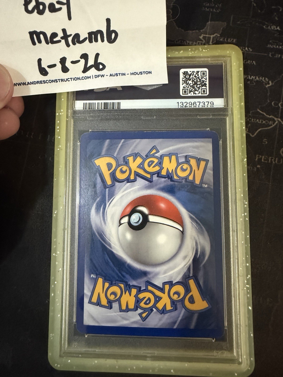 MYSTERY GRAB! 2005 Pokemon Gold Star Ex Delta Species #111 Groudon Holo PSA 5 view 3