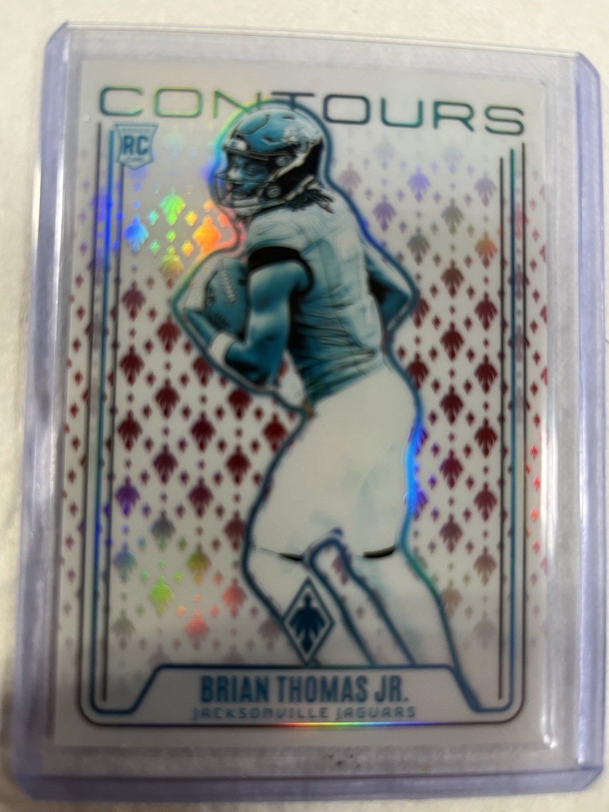 2024 Panini Phoenix Brian Thomas Jr. Contours Rookie Red /99 Jaguars