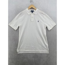 Kids Polo Ralph Lauren White Short Sleeve Polo Shirt Size XL 18-20