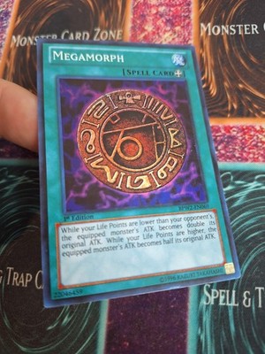 標本 Very Rare Mecosarthron buphagus 65mm Yugioh Megamorph BPW2-EN069 Super Rare 1st Edition Near Mint | eBay