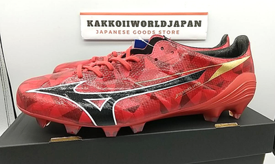 MIZUNO Soccer Cleats Mizuno Alpha 2 JAPAN Ruby Red/Black