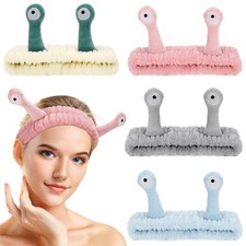 DragonflyDreams 4 Packs Snail Head Bands, Headband for Washing Face, Snail Sp...