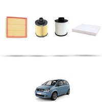 Hoffcar Wartungskit - 4 Filter Kompatibel Mit Opel Meriva A 1.3 Cdti 51KW