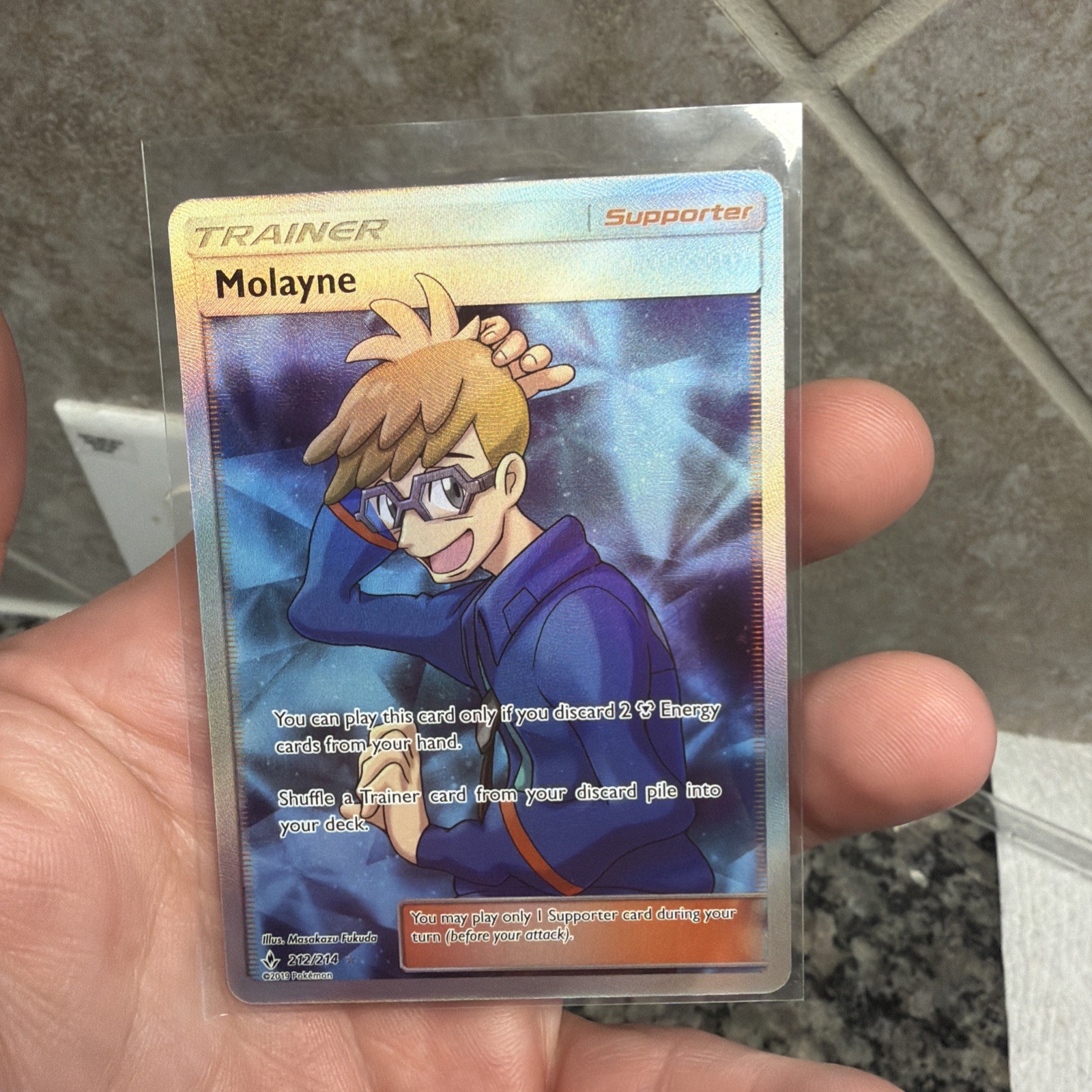 Molayne - 212/214 - Pokemon Unbroken Bonds Sun & Moon Full Art Rare Card NM