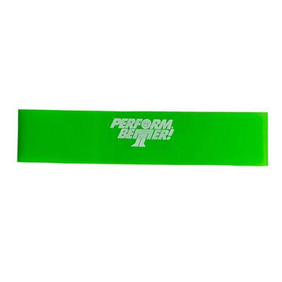 First Place Mini Band Green Medium Resistance Loop Exercise Band Latex 9''