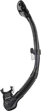 Cressi Foldable Adult Dry Snorkel for Scuba Diving, Snorkeling - Alpha Ultra Dry