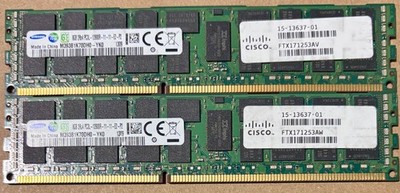 Lot of 16 Samsung 8GB 2Rx4 PC3L-12800R  ECC REG Server Memory M393B1K70DH0-YK0