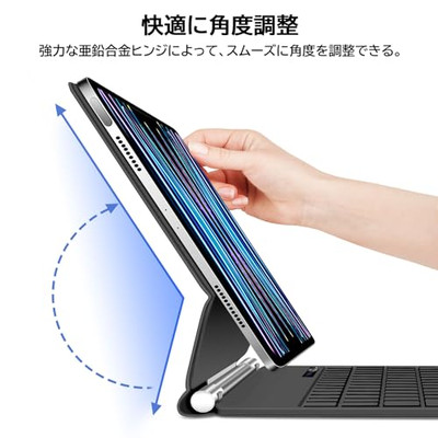 GOOJODOQ Magnetic Keyboard Case for iPad Pro 12.9 inch (6th/5th