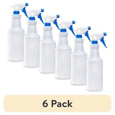 All Purpose Plastic Spray Bottle 32 oz 6 Pack Heavy Duty Trigger Sprayer for