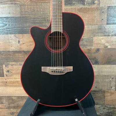 Takamine GF49CE FXC Left Handed A/E guitar, Cosmic Black, Free Ship, 815