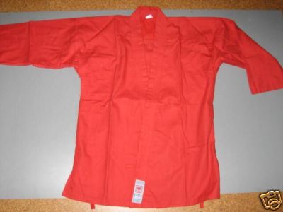 KarateJacke Manus NEU Karate-Jacke Größe 150 rot