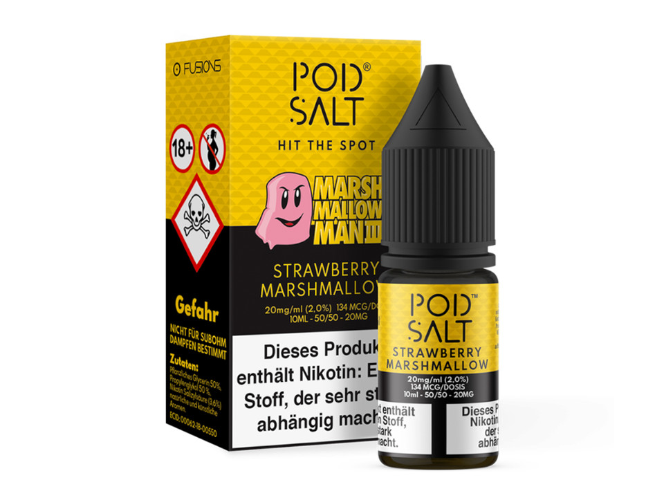 Pod Salt Fusion Marshmallow Man 3 Nikotinsalz Liquid eBay