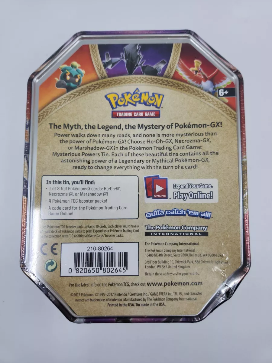 Pokémon TCG Mysterious Powers Tin Ho-Oh GX - US