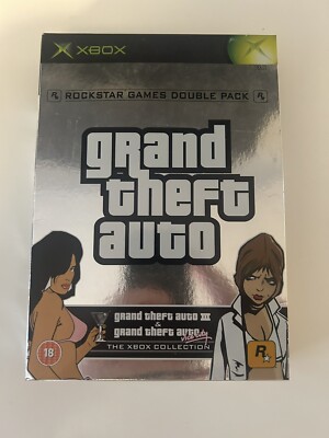 Grand Theft Auto - Doppelpack Xbox Original mit Anleitungen und Karten