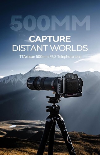 TTartisan 500mm F6.3 Telephoto Lens for Nikon F mount Camera D7100 D800 D610 - Picture 8 of 9