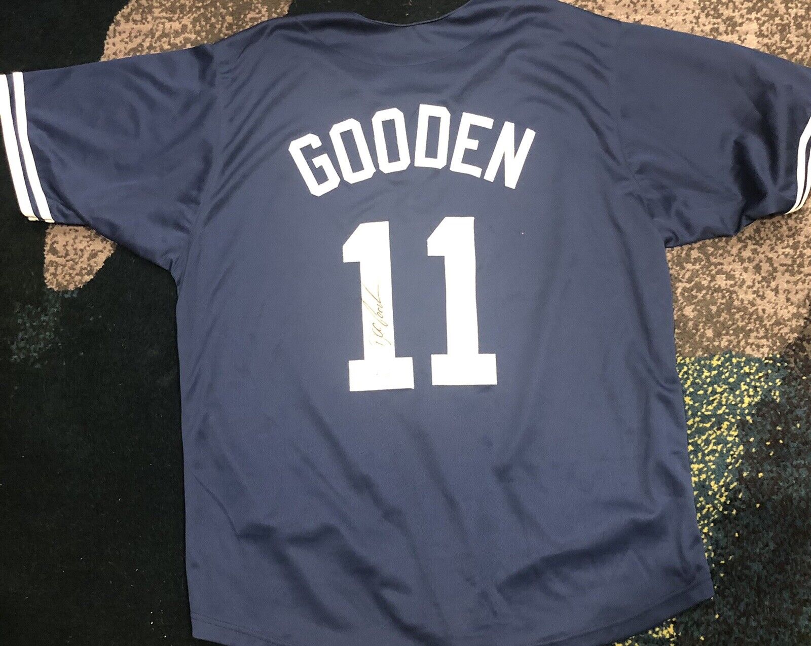 Dwight Doc Gooden New York Yankees Signed Baseball Jersey ~ Beckett