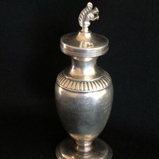 Vintage Silver Solonka Silver 800 Old Stamp Europe 20 Century Unique Collectible