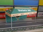 Diorama Display Sports car tent Rally awning 1:24 Scale Race track decoration