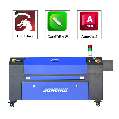 80W 700x500mm CO2 Laser Graviermaschine Gravurmaschine Cutting Tool Engraving