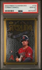 Corbin Carroll - 2023 Topps Finest Flashbacks 170 - Sterling Rare PSA 10 RC