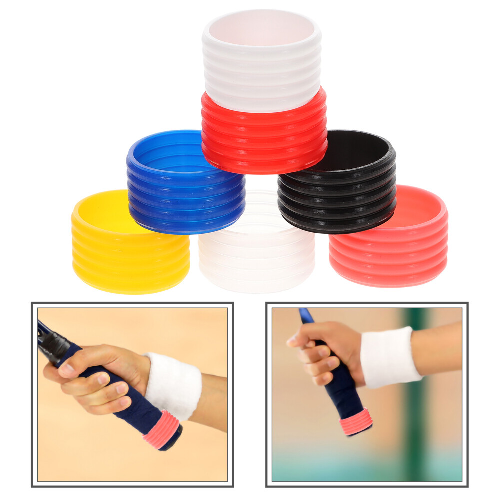 7 Pcs Racquet Sealing Rubber Ring Tennis Racket Grip Bands Handle eBay
